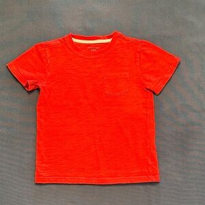 Red Janie and Jack pocket T-Shirt size 6